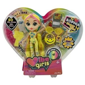 VIBE Girls Sophia Happy Vibe, Set Includes: a Vibe Girl and Accessories NEW